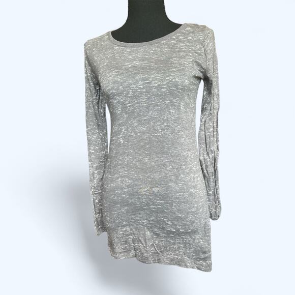 Threads 4 Thought Sustainable Apparel Small Grey Organic Cotton Long Sleeve Top - Picture 1 of 3
